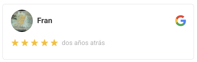 Evaluación de Fran en Google